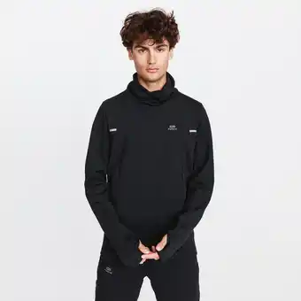 Decathlon Sweat de running homme kalenji warm noir offre