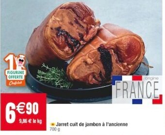Cora x Carrefour * Jarret cuit de jambon à l'ancienne 700 g offre