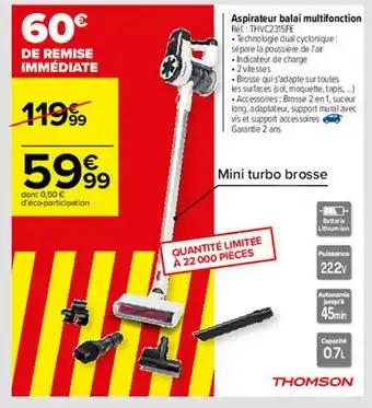 Aspirateur Balai Multifonction Thomson