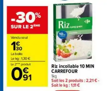 Carrefour Market Riz Incollable 10 Min Carrefour offre