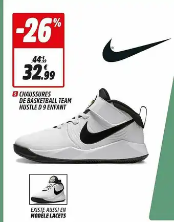 Chaussures De Basketball Team Hustle D 9 Enfant