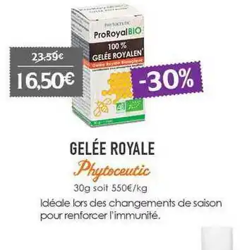 Naturalia Gelée Royale Phytoceutic offre