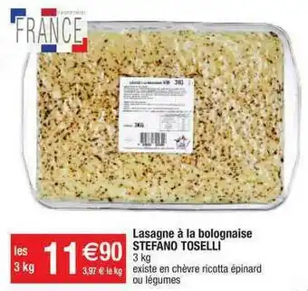 Lasagne à La Bolognaise Stefano Toselli
