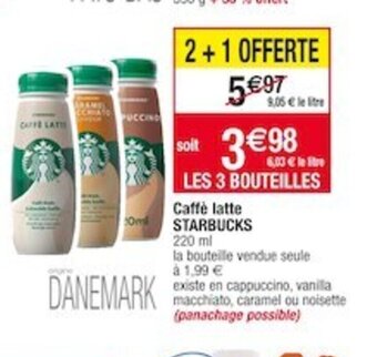 Cora x Carrefour Caffe latte STARBUCKS offre