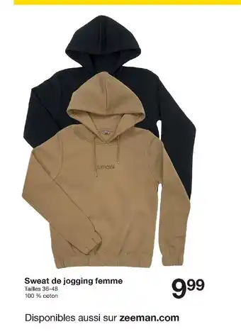 Zeeman Sweat De Jogging Femme offre