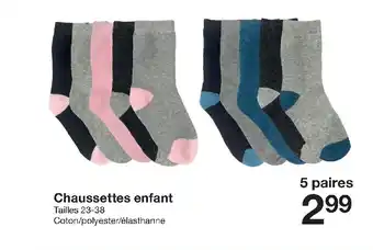 Zeeman Chaussettes Enfant offre