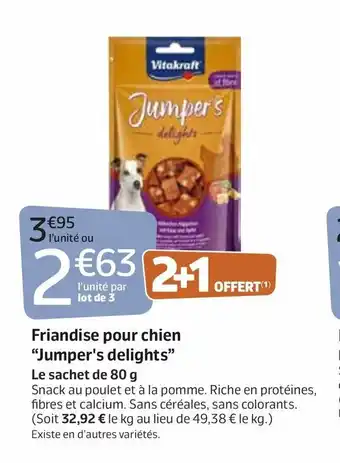 Jardiland Friandise Pour Chien "Jumper's Delights" offre
