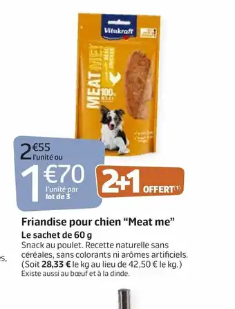 Jardiland Friandise Pour Chien "Meat Me" offre