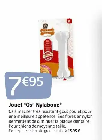 Jardiland Jouet "Os" Nylabone offre
