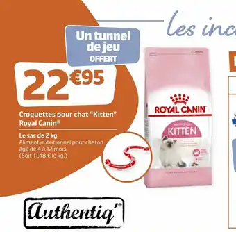 Jardiland Croquettes Pour Chat "Kitten" Royal Canin offre