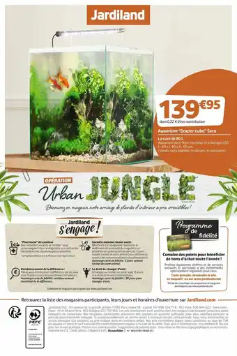 Aquarium "Scaper Cube" Sera