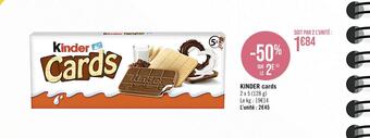 Casino Supermarchés Kinder kinder cards offre