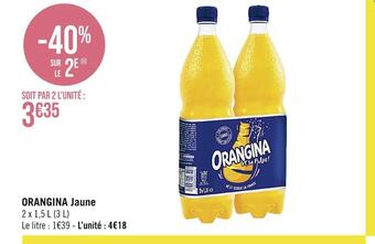 Casino Supermarchés Orangina orangina jaune offre