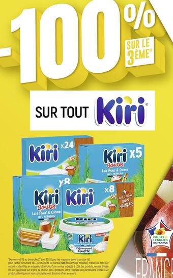 Spar Kiri -100% sur le 3ème sur tout kiri offre