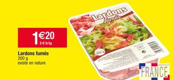 Cora x Carrefour Lardons fumés offre