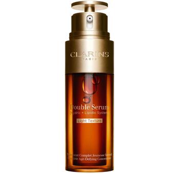 Clarins double serum light texture traitement complet jeunesse intensif sérum anti-âge texture légère