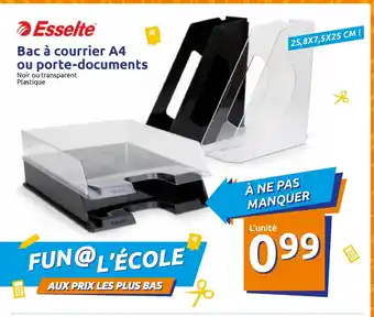 Action Bac a Courrier A4 Ou Porte-Documents offre