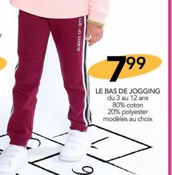 Stokomani Le bas de jogging offre