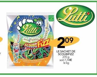 Stokomani Le sachet de scoubifizz offre