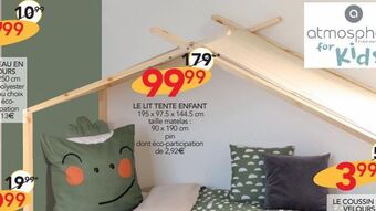 Stokomani Le lit tente enfant offre