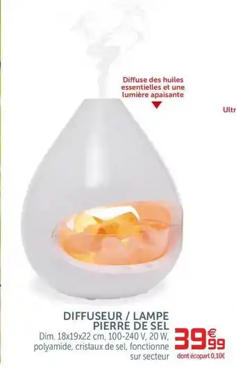Gifi Diffuseur - Lampe Pierre De Sel offre