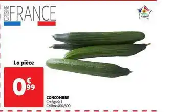 Auchan Concombre offre