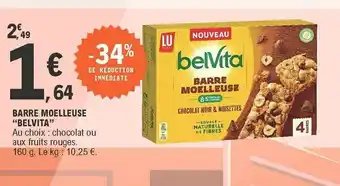 E.Leclerc Barre moelleuse "belvita" offre