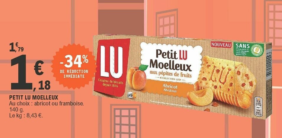 Promo Petit Lu Moelleux Chez E Leclerc