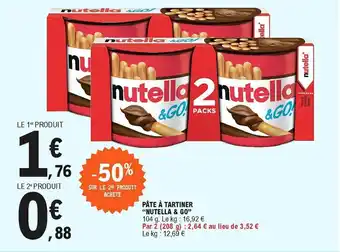 E.Leclerc Pâte à tartiner "nutella & go" offre