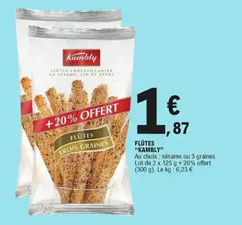 E.Leclerc Flûtes "kambly" offre