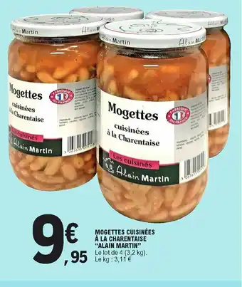 E.Leclerc Mogettes cuisinées à la charentaise "alain martin" offre