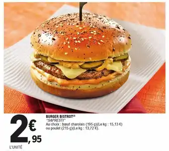 E.Leclerc Burger bistrot offre
