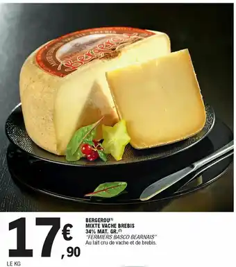 E.Leclerc Bergerou mixte vache brebis offre
