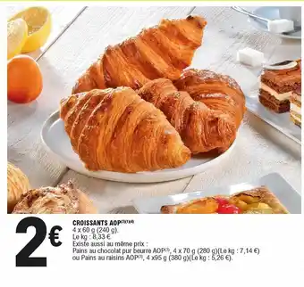 E.Leclerc Croissants aop offre