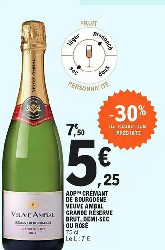E.Leclerc AOP crémant de bourgogne offre