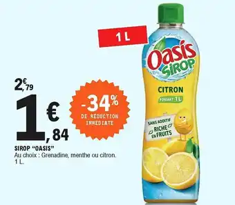E.Leclerc Sirop "oasis" offre