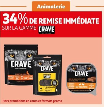 Auchan SUR LA GAMME CRAVE offre