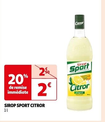 Auchan SIROP SPORT CITROR 11 offre