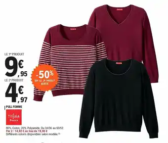 E.Leclerc Pull Femme offre