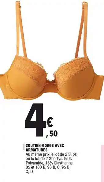 E.Leclerc Soutien-Gorge Avec Armatures offre
