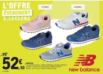 E.Leclerc Sneakers offre