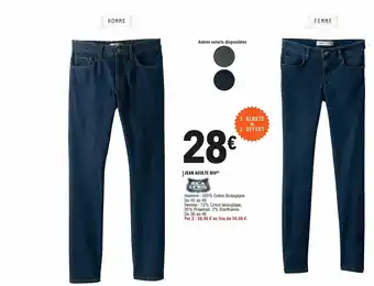 E.Leclerc Jean Adulte Bio offre