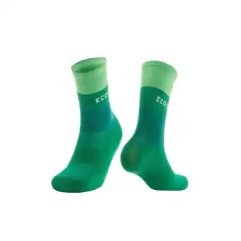 Decathlon Chaussettes de cyclisme unisexe ecoon marsous vert offre
