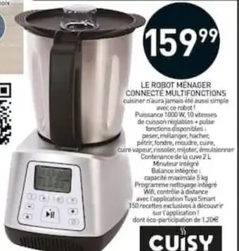 Le Robot Ménager Connecté Multifonctions