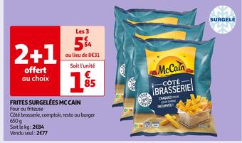 Mc cain frites surgelées