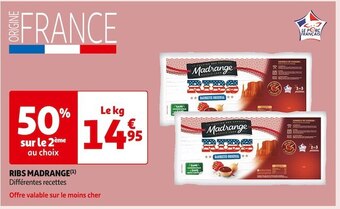 Auchan Supermarché Madrange ribs offre