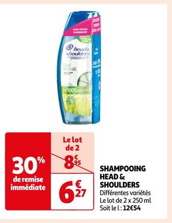 Head & shoulders shampooing