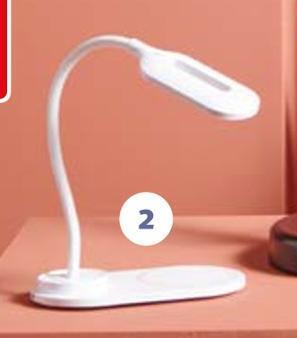 Auchan Lampe de bureau avec chargeur offre
