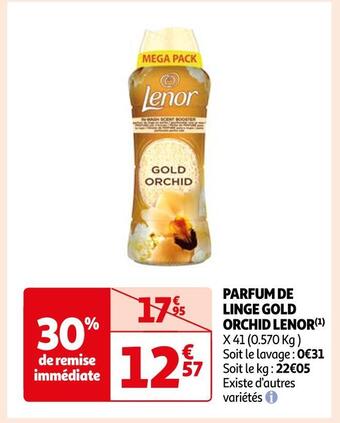 Auchan Lenor parfum de linge gold orchid(1) offre