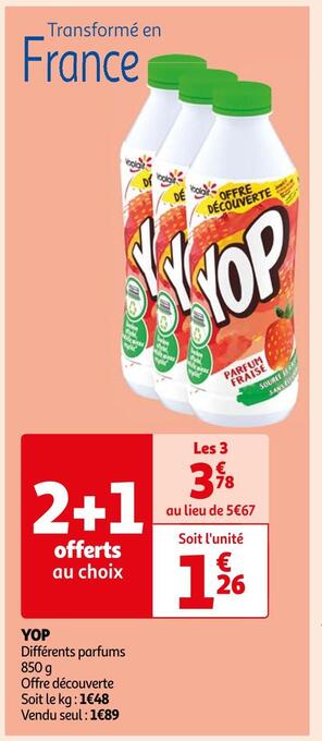 Auchan Yop yop offre